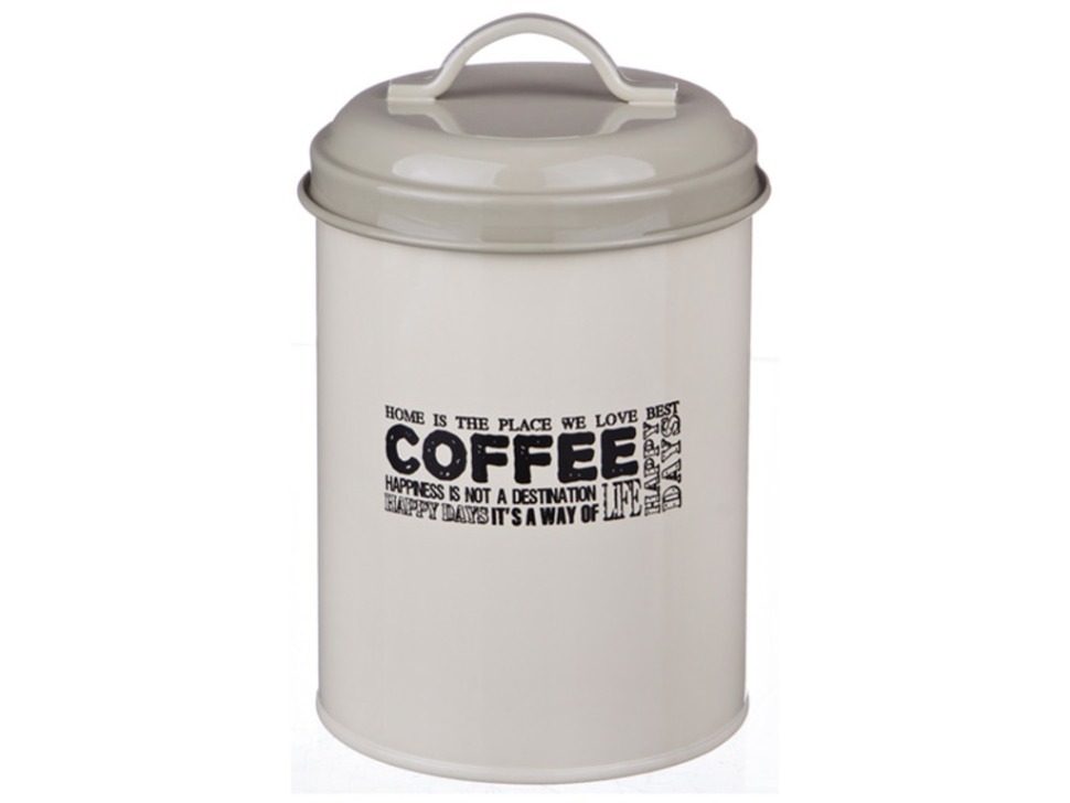 Емкость для сыпучих продуктов "boston" agness "кофе" диаметр=11 см высота=15 см ) Agness (790-102)