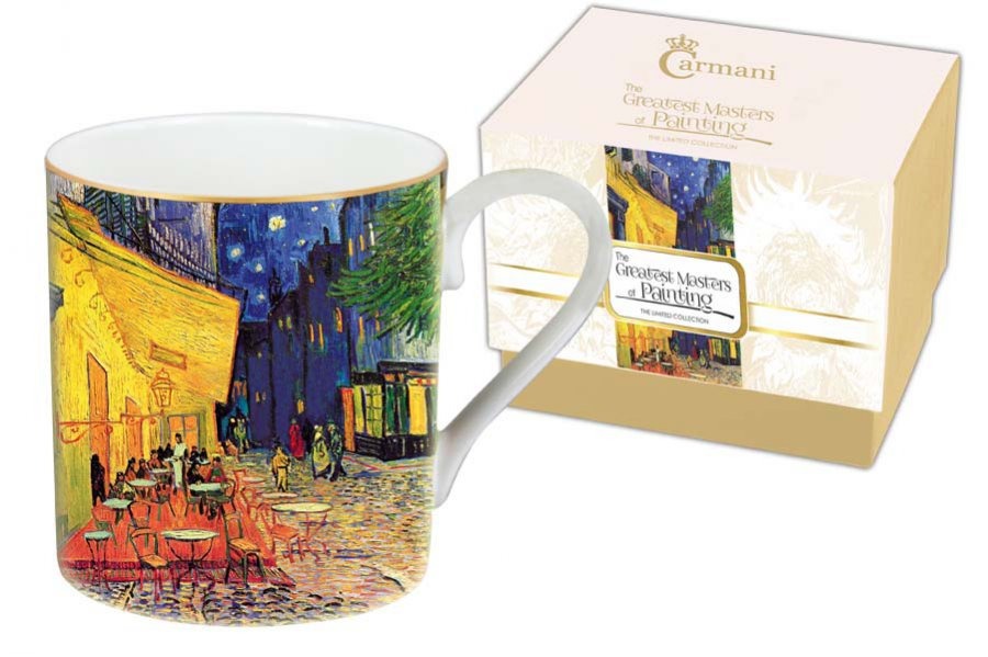 Кружка Ночная терраса кафе (Ван Гог), в подарочной упаковке - CAR2-045-0106-AL Carmani