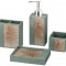 Набор для ванной комнаты 4 пр.:дозатор+подставка для мыла, подставка для зубных щеток,стакан (кор=6н Hong Kong (765-549) 