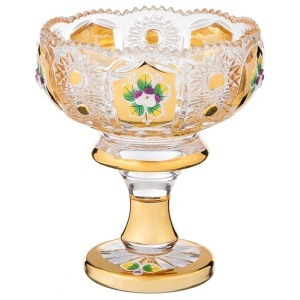 Конфетница "голден" диаметр=12,5 см. высота=14 см. Lefard (195-144)