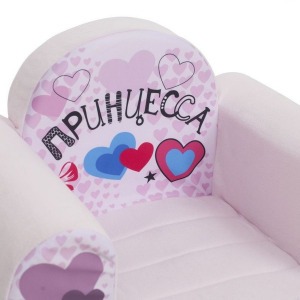 Бескаркасное (мягкое) детское кресло серии "Инста-малыш", #Принцесса, Цв. Мия (PCR317-14)