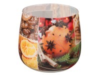 Свеча "christmas time" высота=7 см. диаметр=6 см. Adpal (348-438)