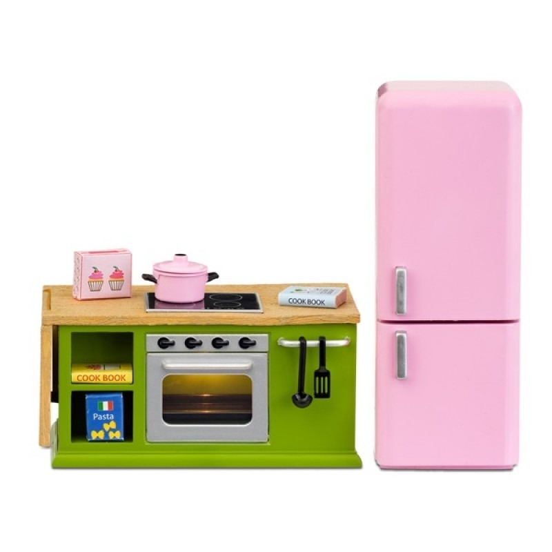 Набор мебели для домика Смоланд Кухонный набор с холодильником (LB_60202700)