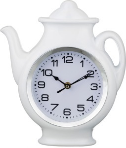 Часы настенные кварцевые "chef kitchen" белые 25*30*5 см. диаметр циферблата=14 см. Lefard (220-215)