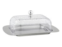 Масленка agness с пластиковой крышкой 19*12*7 см Agness (912-010)