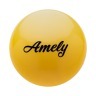 Мяч для художественной гимнастики AGB-101, 15 см, желтый (402250)