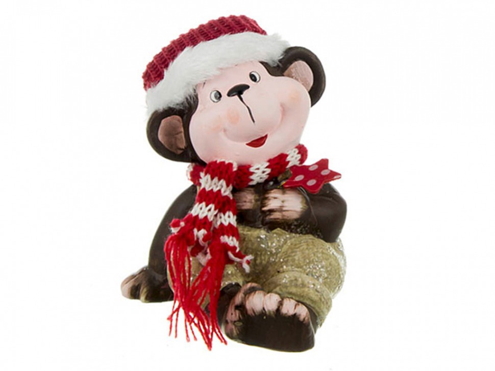 Фигурка "обезьянка" 9*8*10 см. без упаковки Polite Crafts&gifts (156-211)