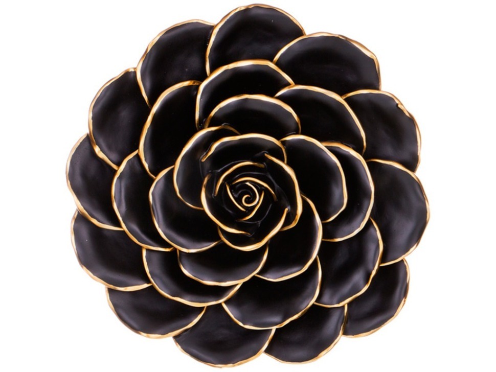 Изделие декоративное "цветок" диаметр=30 см. высота=7 см. (кор=4шт.) Lefard (537-314)