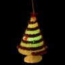 Фигурка с подсветкой "елка" 7*7*13 см.(кор=240шт.) Polite Crafts&gifts (786-250)