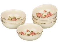 Набор розеток из 6 шт. диаметр=10 см высота=3,5 см Lefard (126-564)