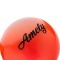 Мяч для художественной гимнастики AGB-101, 15 см, оранжевый (402255)
