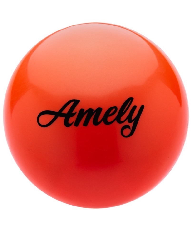 Мяч для художественной гимнастики AGB-101, 15 см, оранжевый (402255)