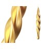 Свеча "моцарт" металлик золото высота=32 см Adpal (348-094)