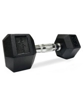 Гантель обрезиненная DB-301 9 кг, черный (78098)
