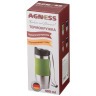 Термокружка agness 400 мл с кнопкой-стоппером, цвет: черный Agness (709-037)