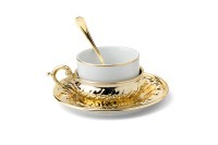Чайный набор Stradivari (золото), 1 персона, 4 предмета - GA6207600AL Гамма