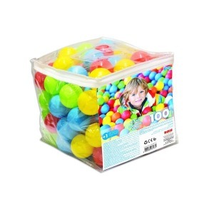 Шарики для сухого бассейна, 7 см, 100 штук, в сумке (DL_3163)