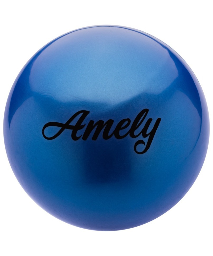 Мяч для художественной гимнастики AGB-101, 15 см, синий (402259)