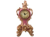 Часы кварцевые настольные 12,5*7,5*24,7 см. диаметр циферблата=6 см. Lefard (251-445)
