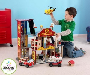 Набор Пожарно-Спасательная станция Kidkraft Делюкс (63214_KE)