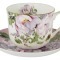 Чашка с блюдцем (розовая) Райский сад в подарочной упаковке - AL-17815-PIN-BCS-ST Anna Lafarg Stechcol