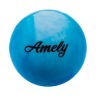 Мяч для художественной гимнастики AGB-101, 15 см, синий/белый (402260)