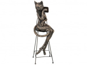 Фигурка "кошка" 8*10*29 см. серия "bronze classic" Lefard (146-625)