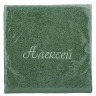 Полотенце махровое "алексей" 50*90 см. 100% хлопок зелёный SANTALINO (850-111-6)