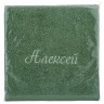 Полотенце махровое "алексей" 50*90 см. 100% хлопок зелёный SANTALINO (850-111-6)