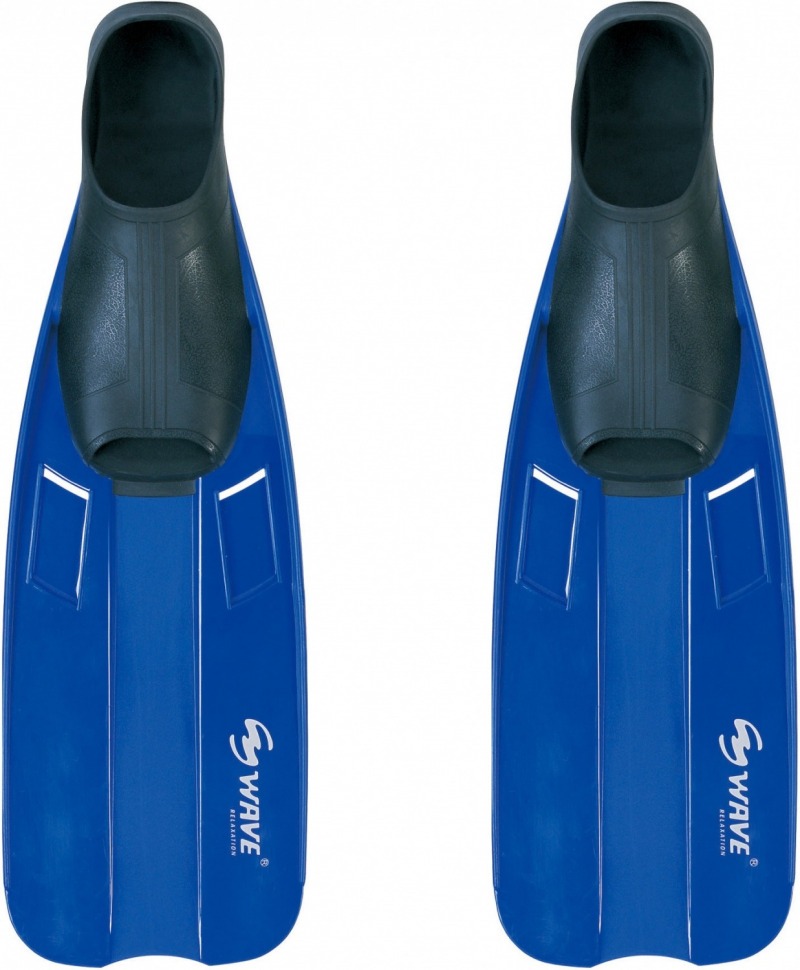 Ласты WAVE F-6835 синие (54035)