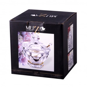 Банка для меда "рублевка" 250 мл. 12.5*12.5 см. высота=14 см. + ложка. коллекция "muza" Lefard (355-096)