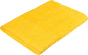 Полотенце 90*160 см, 100% хлопок, плотность 450 г/м2 цвет канареечный SANTALINO (982-045)