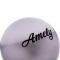 Мяч для художественной гимнастики AGB-101, 15 см, серый (402258)