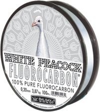Леска Balsax White Peacock Fluorocarbon Box 100м 0,14 (1,93кг) (19013)