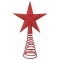 Декоративное изделие "верхушка на елку "звезда" цвет: красный высота =20 см Polite Crafts&gifts (160-154)