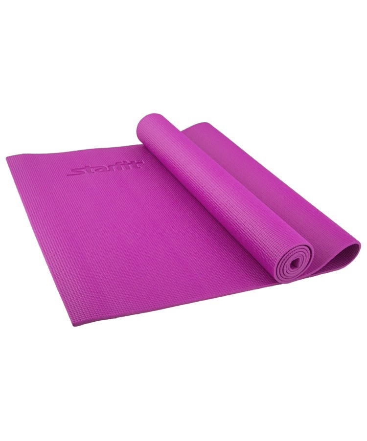 Коврик для йоги fm-101, PVC, 173x61x0,6 см фиолетовый. Коврик для йоги Starfit fm-101. Коврик для йоги Starfit fm-101 PVC 173x61x0,5 см, розовый 1/16. Коврик для йоги Cliff PVC 173x61x0,3 см розовый. Коврик для йоги starfit