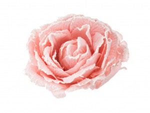 Цветок искусственный "роза" диаметр=15 cm на клипсе Lefard (241-1860)