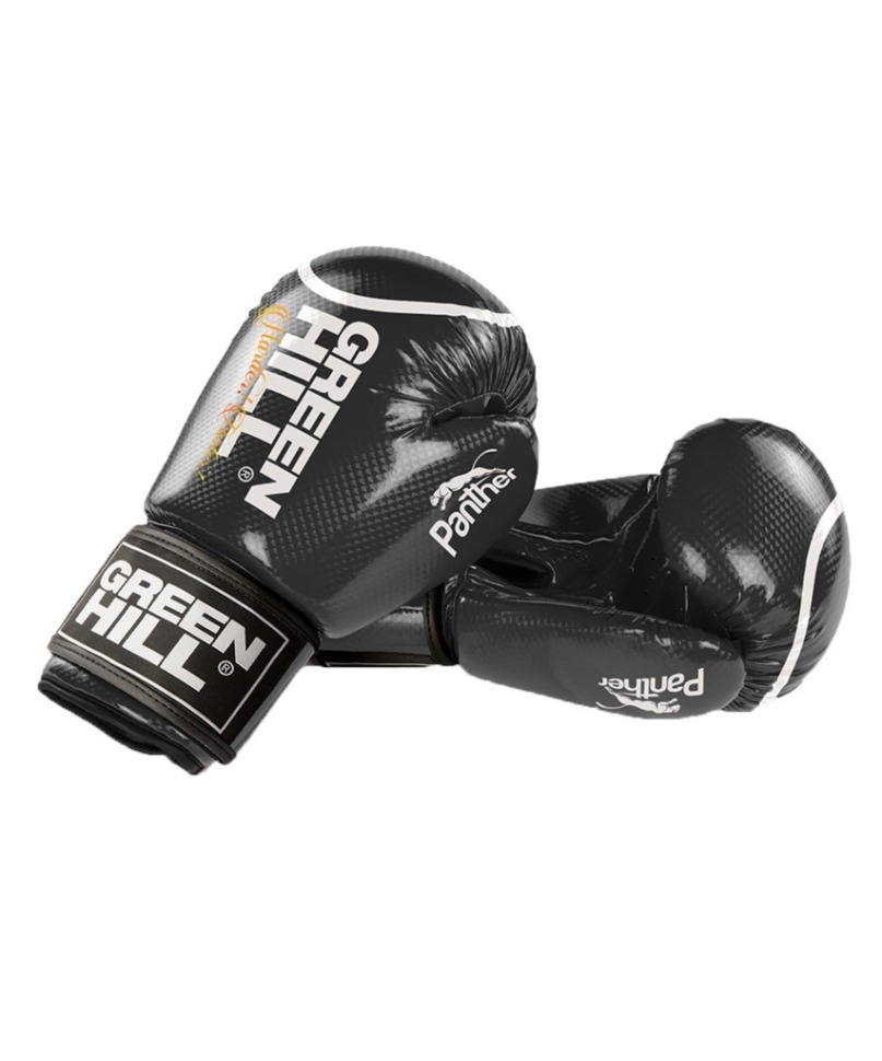 Перчатки боксерские Panther BGP-2098, 10 oz, черный (434405)