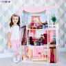 Деревянный кукольный домик "Эмилия-Романья", с мебелью 19 предметов в наборе, для кукол 30 см (PD318-04)