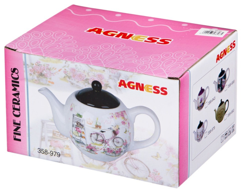Чайник заварочный "coffee" 900 мл. Agness (358-896)