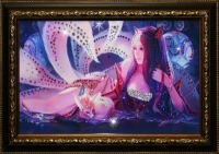 Картина Лисица с кристаллами Swarovski (1540)