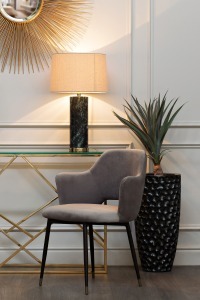 Кашпо 36*36*86см цвет жемчужно-черный (TT-00000578)