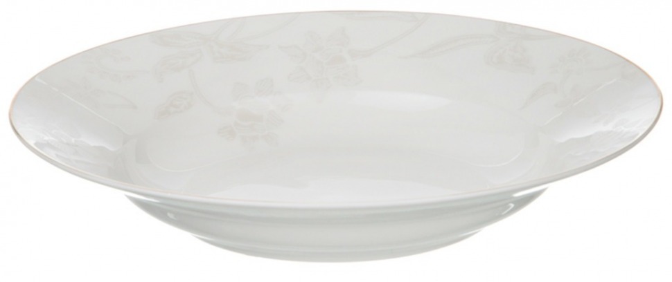 Тарелка суповая "снежная королева" диаметр=23 см.без упак. Porcelain Manufacturing (440-207)