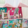 Деревянный кукольный домик "Особняк Эбби", с мебелью 18 предметов в наборе, для кукол 12 см (65941_KE)