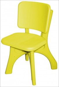 Детский пластиковый стул "Дейзи", желтый (KK_LC2000_Y)