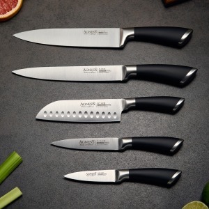 Набор ножей agness 6 пр.с магнитным держателем и ручкой из нерж.стали Agness (911-006)