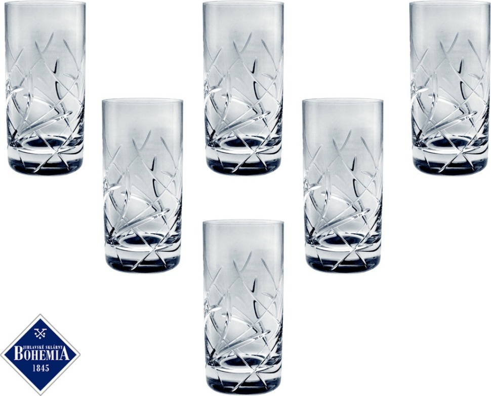 Набор стаканов для воды из 6 шт."йорк" 400 мл. Jihlavske Sklarny Bohemia 1845 (663-056)