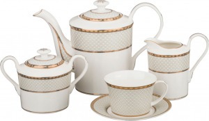 Чайный сервиз lefard "classic" на 6 пер. 15 пр. 1250/400/350/250 мл Lefard (760-392)