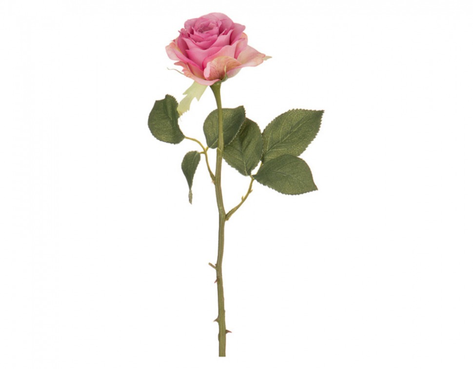 Цветок искусственный "роза лавандовая" длина=38 см. Silk-Ka B.v. (654-182) 