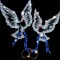 Картина Любовь и голуби с кристаллами Swarovski (1201)